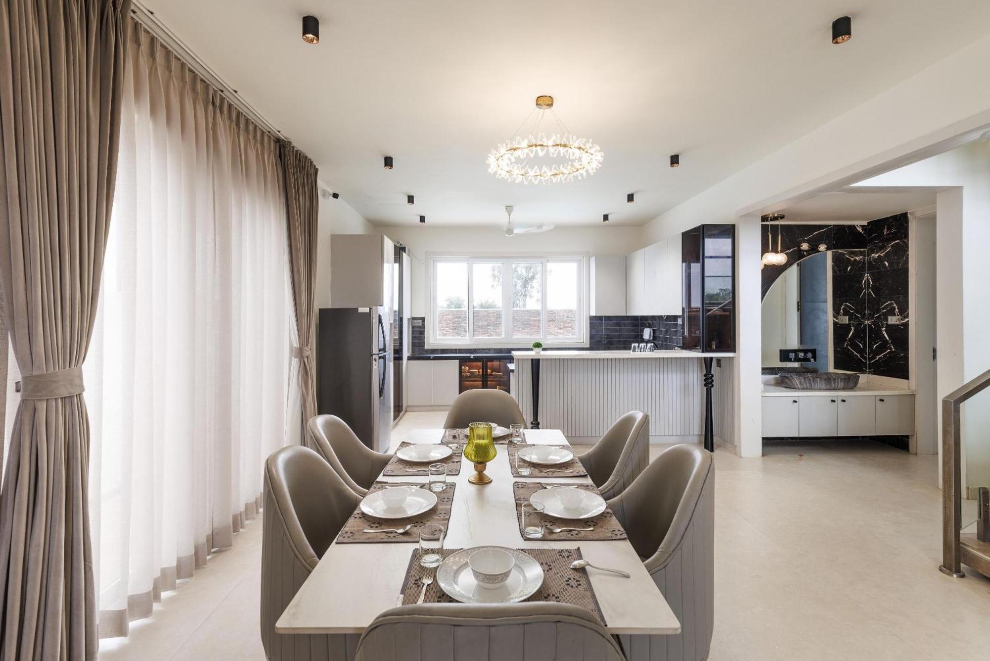 Celestial Sapphire Villa Pvt Pool Veg Food 4Bhk Dod Ballāpur エクステリア 写真